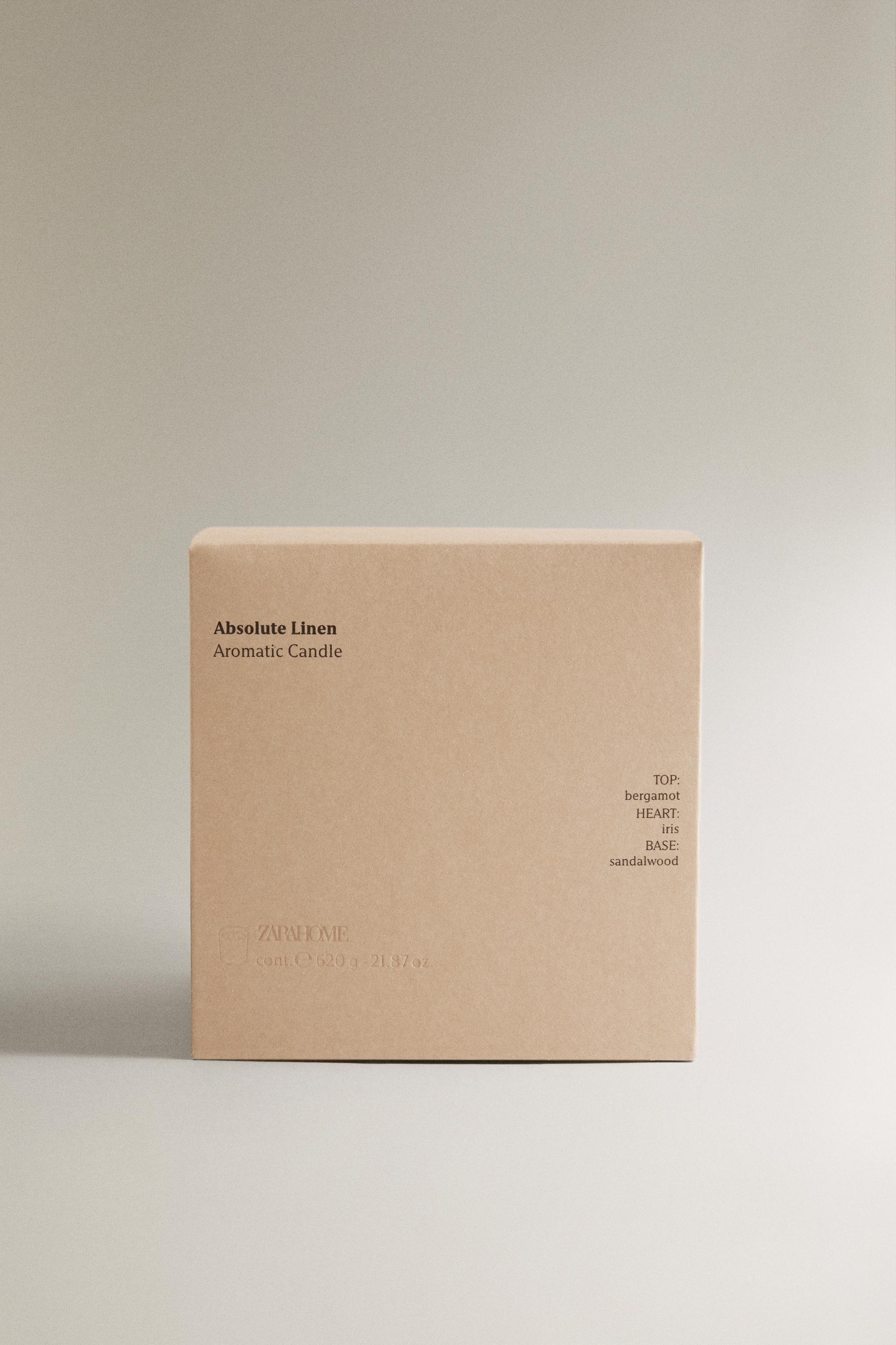 G) ABSOLUTE LINEN SCENTED CANDLE